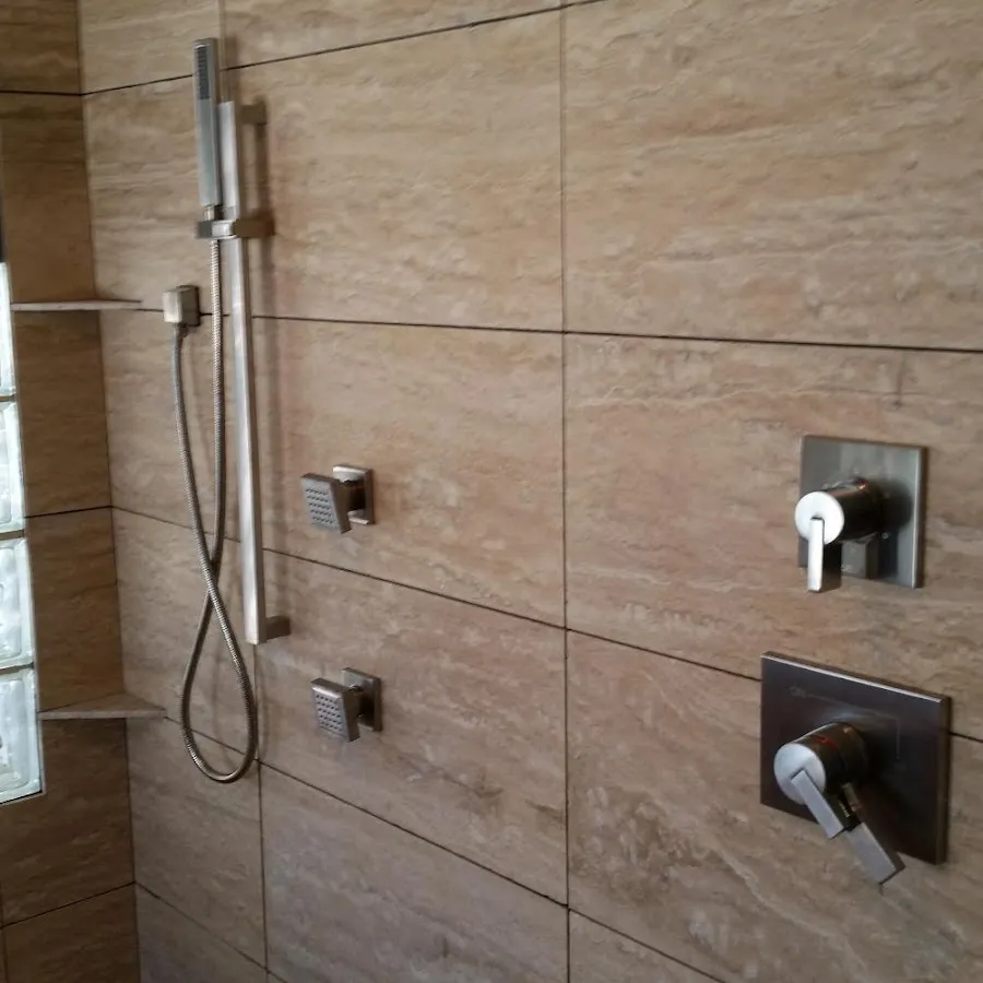 Shower fixture installation for Water Heater Replacement in Maple Grove